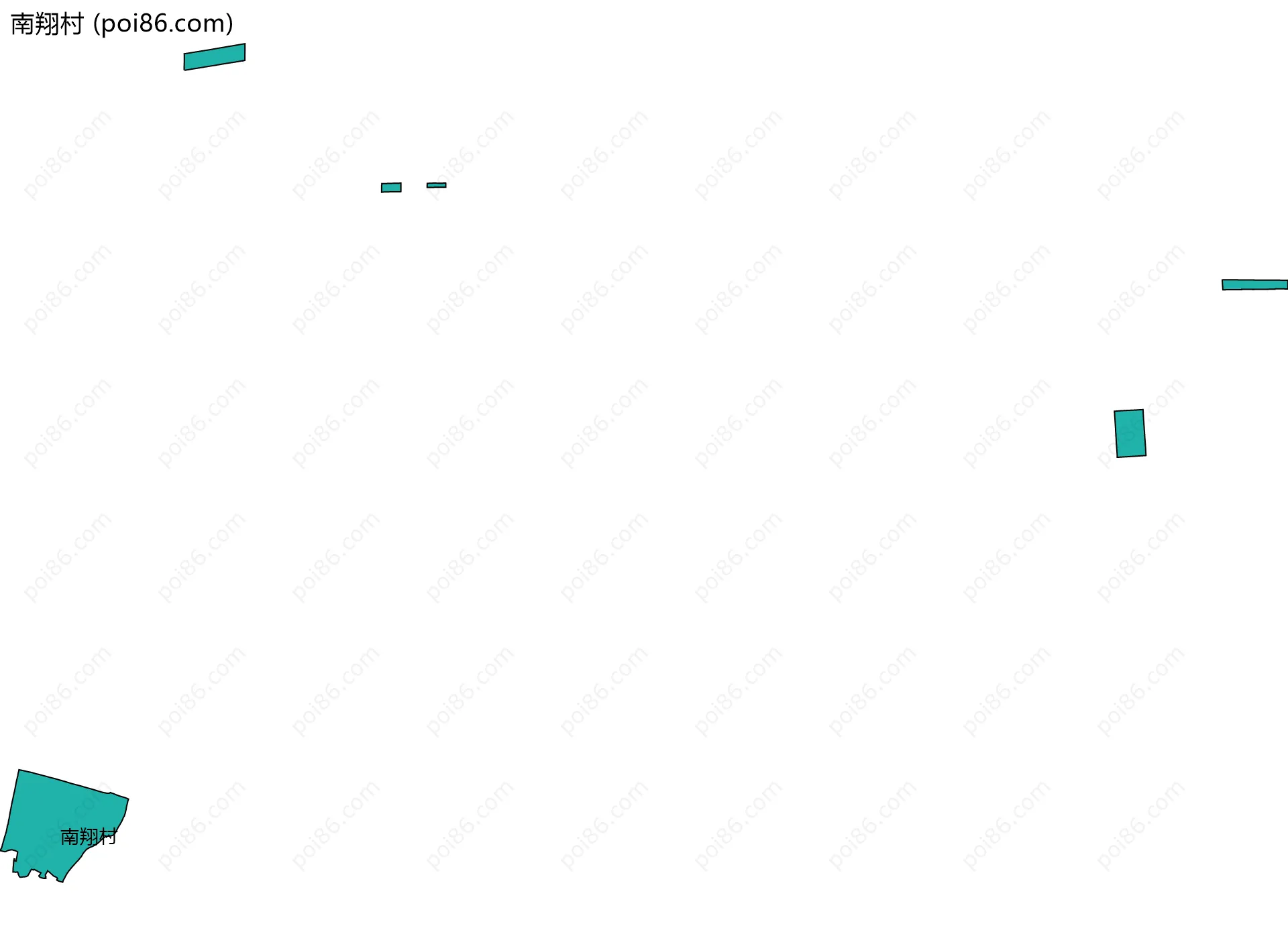 南翔村边界地图