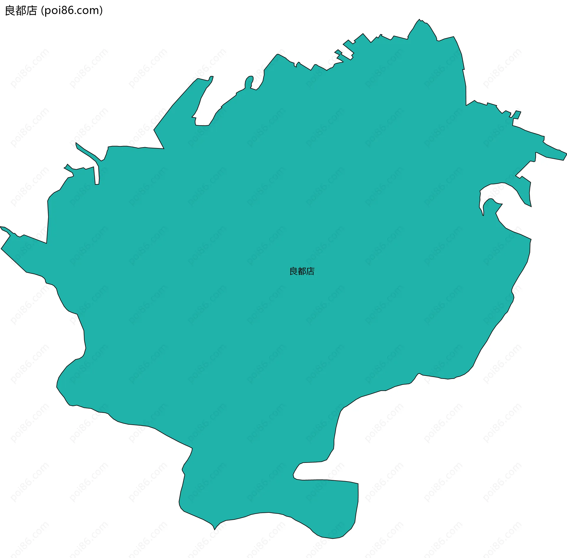 良都店边界地图