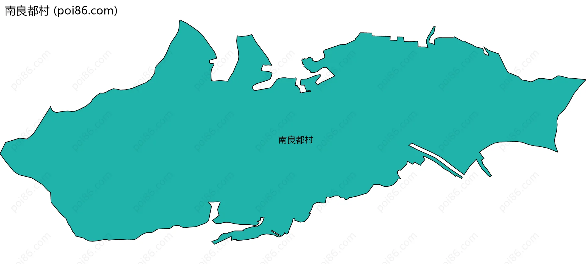 南良都村边界地图