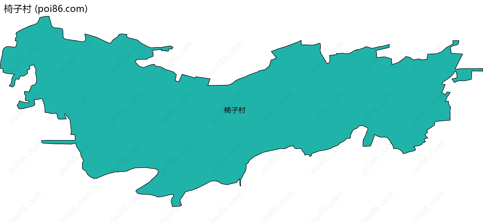 椅子村边界地图