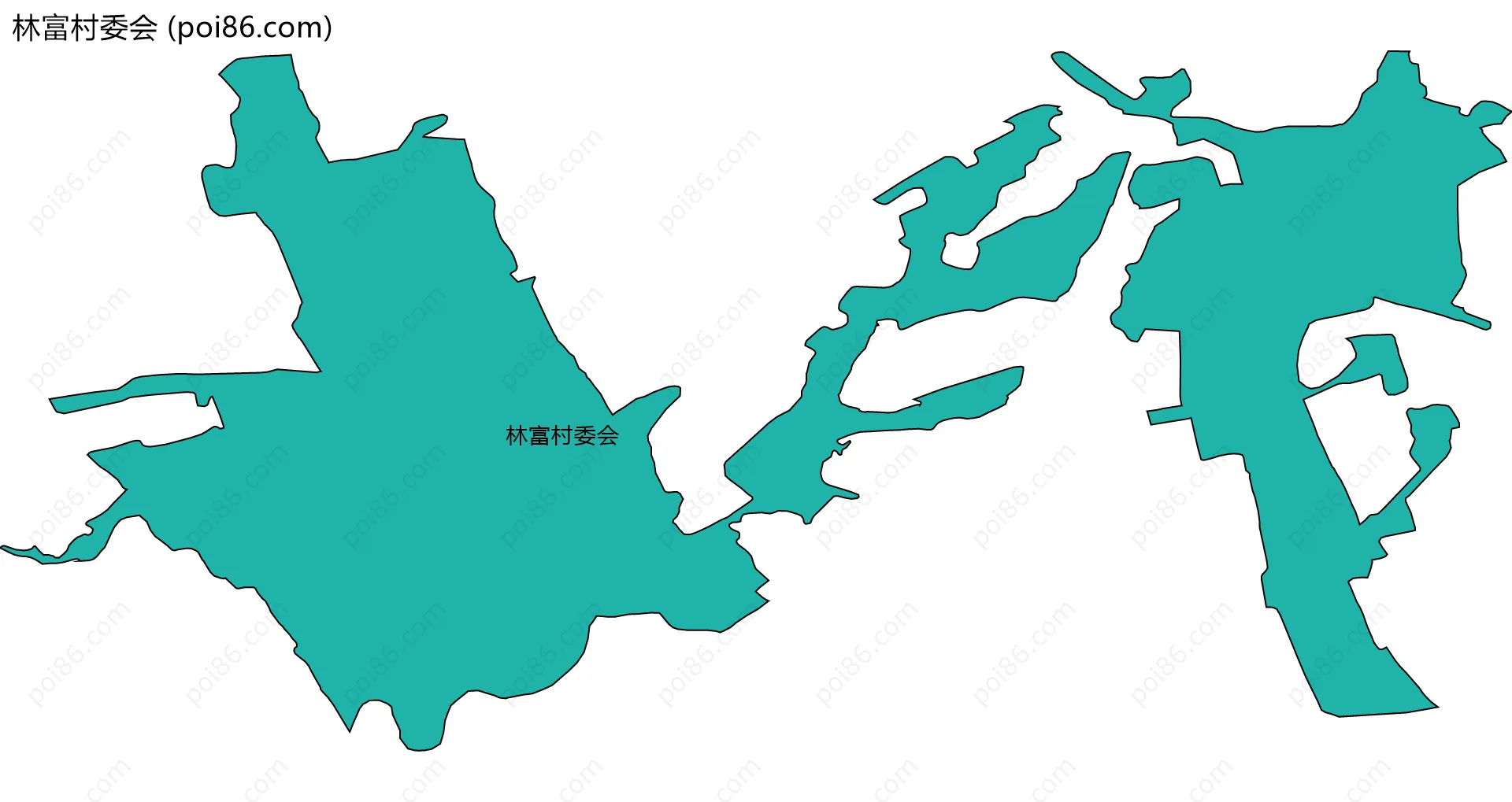 林富村委会边界地图