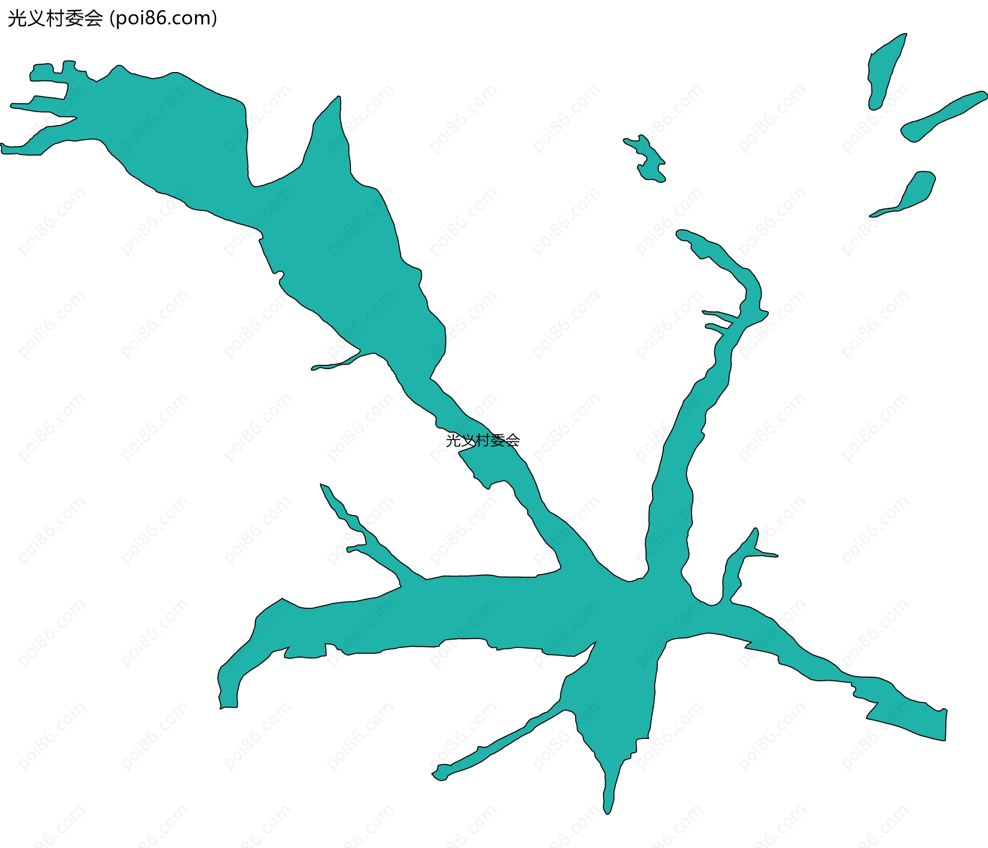 光义村委会边界地图