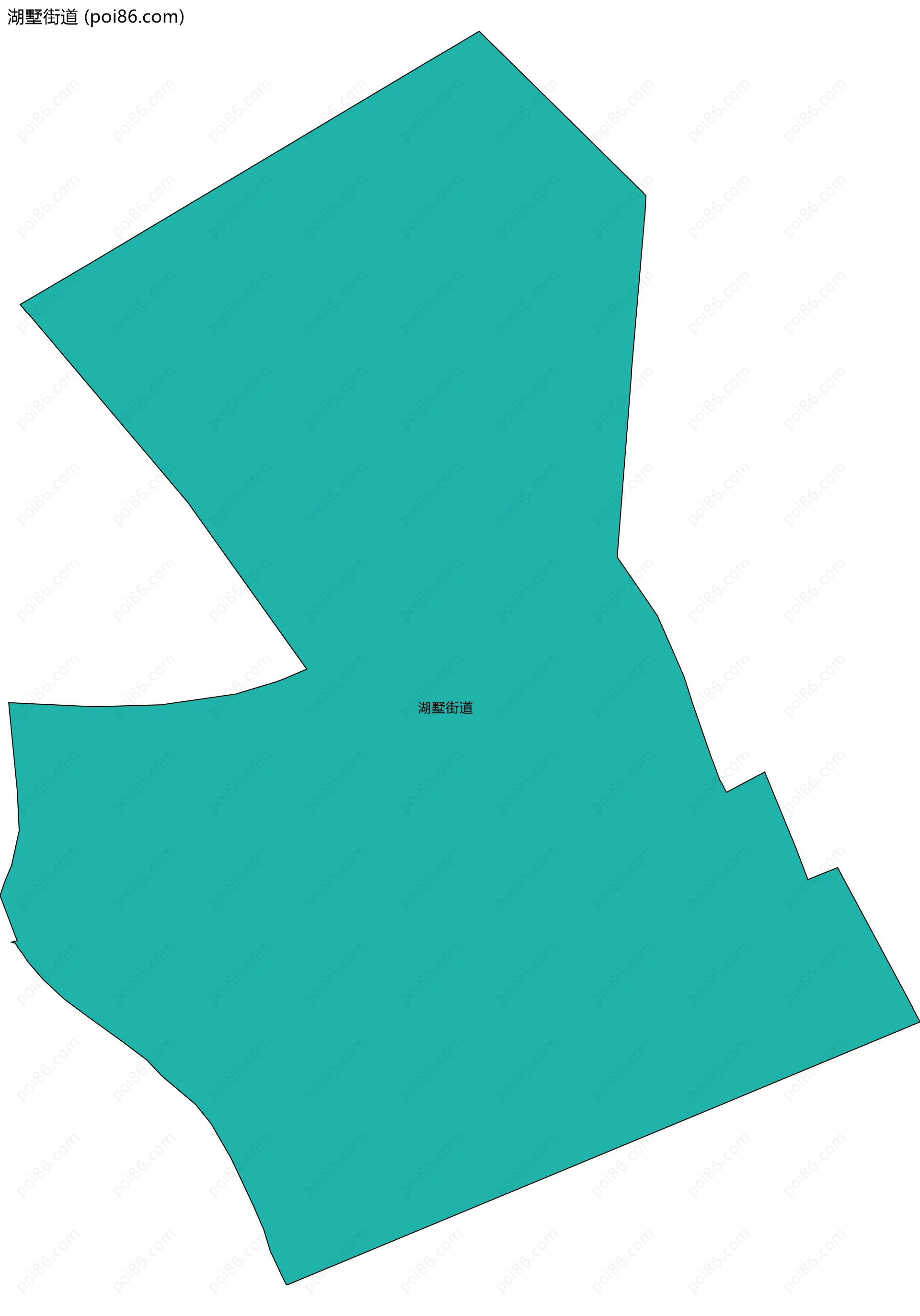 湖墅街道边界地图