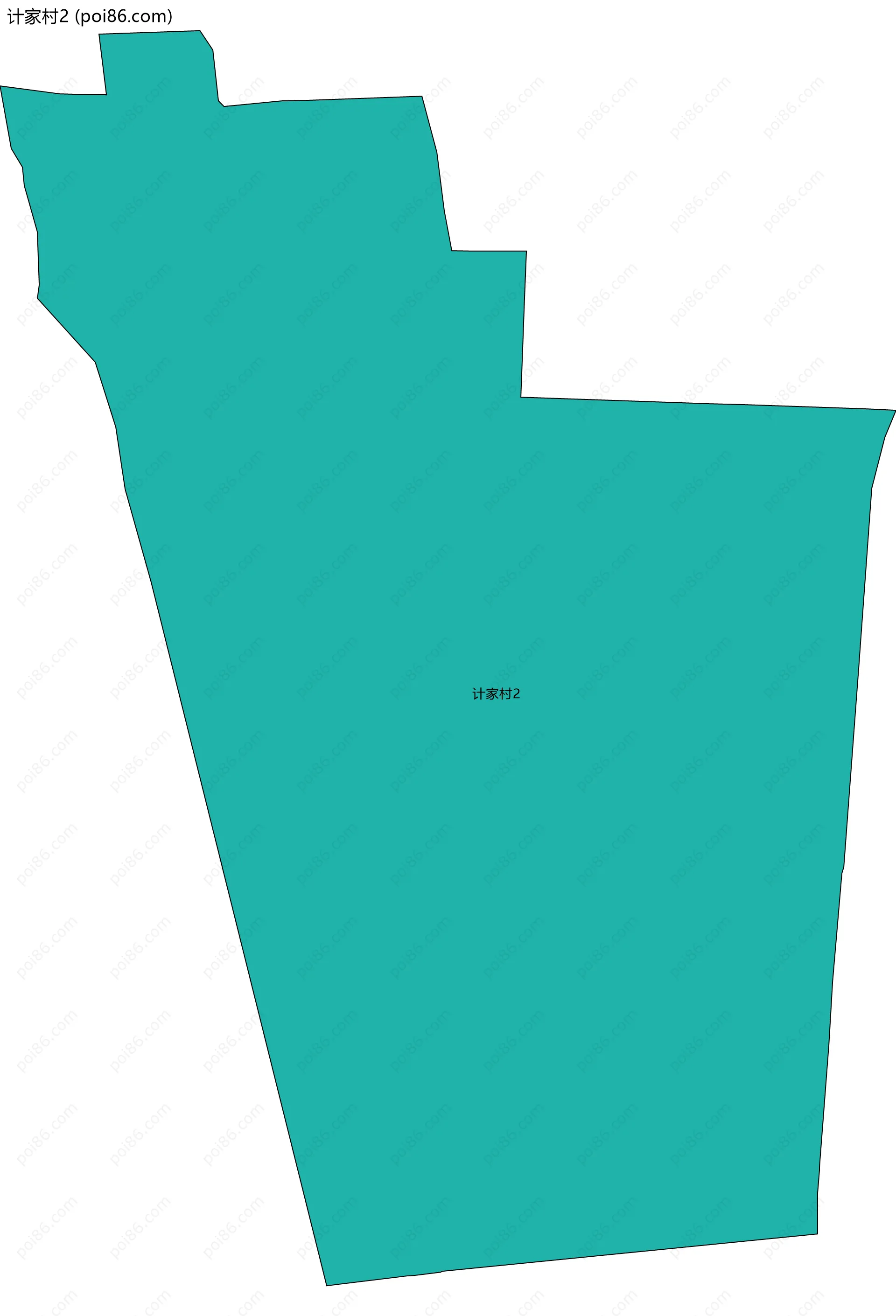 计家村2边界地图