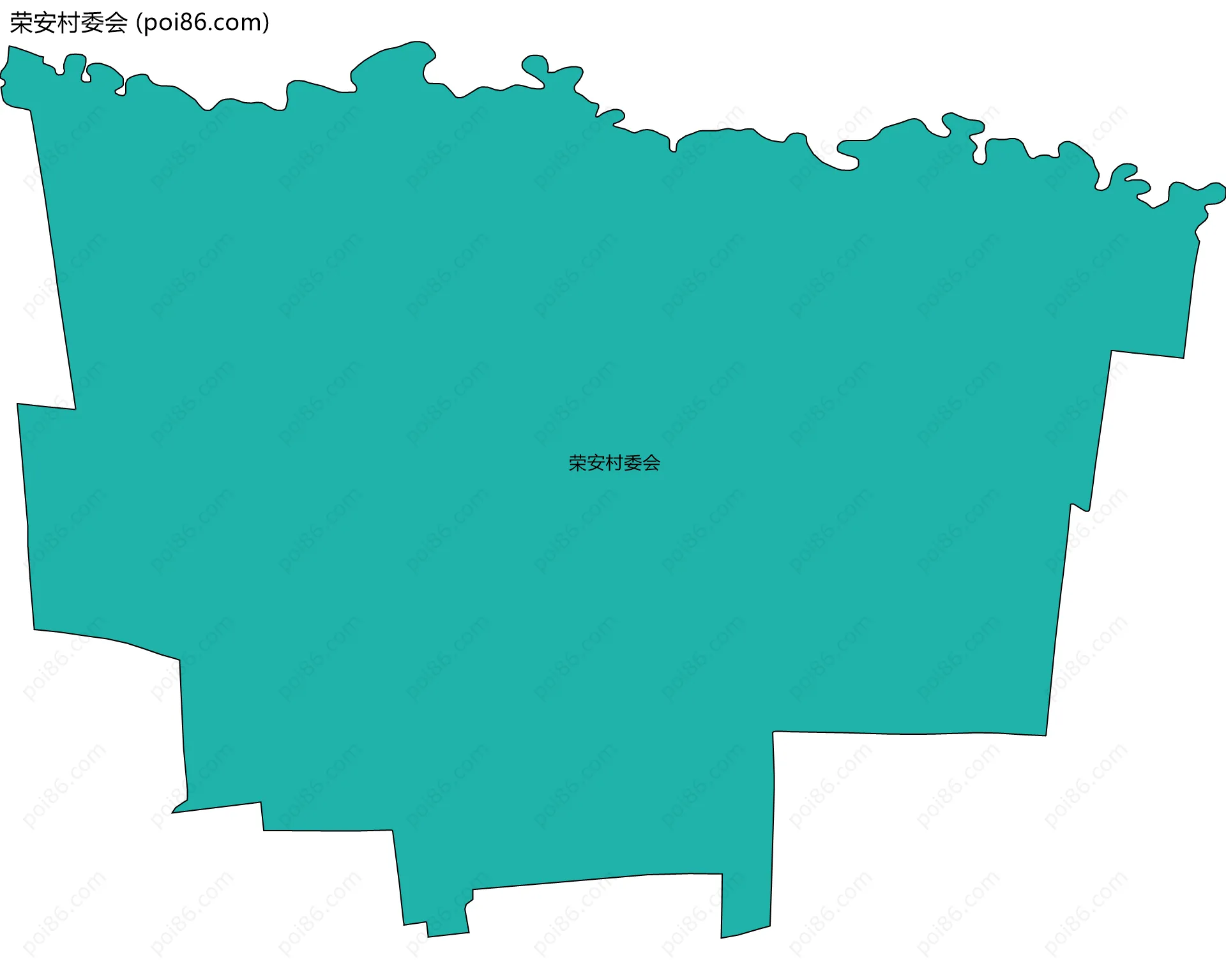 荣安村委会边界地图