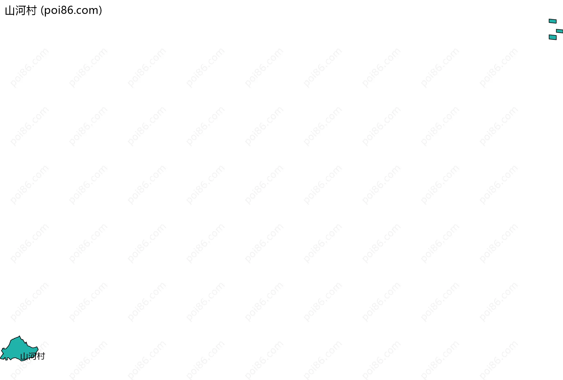 山河村边界地图