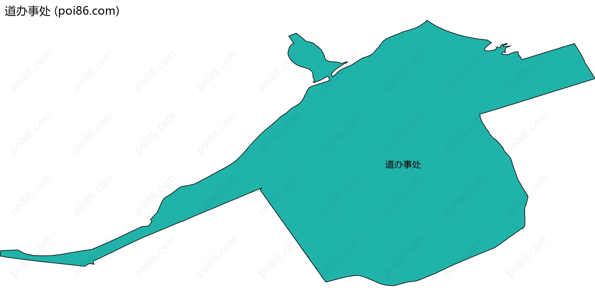 道办事处边界地图