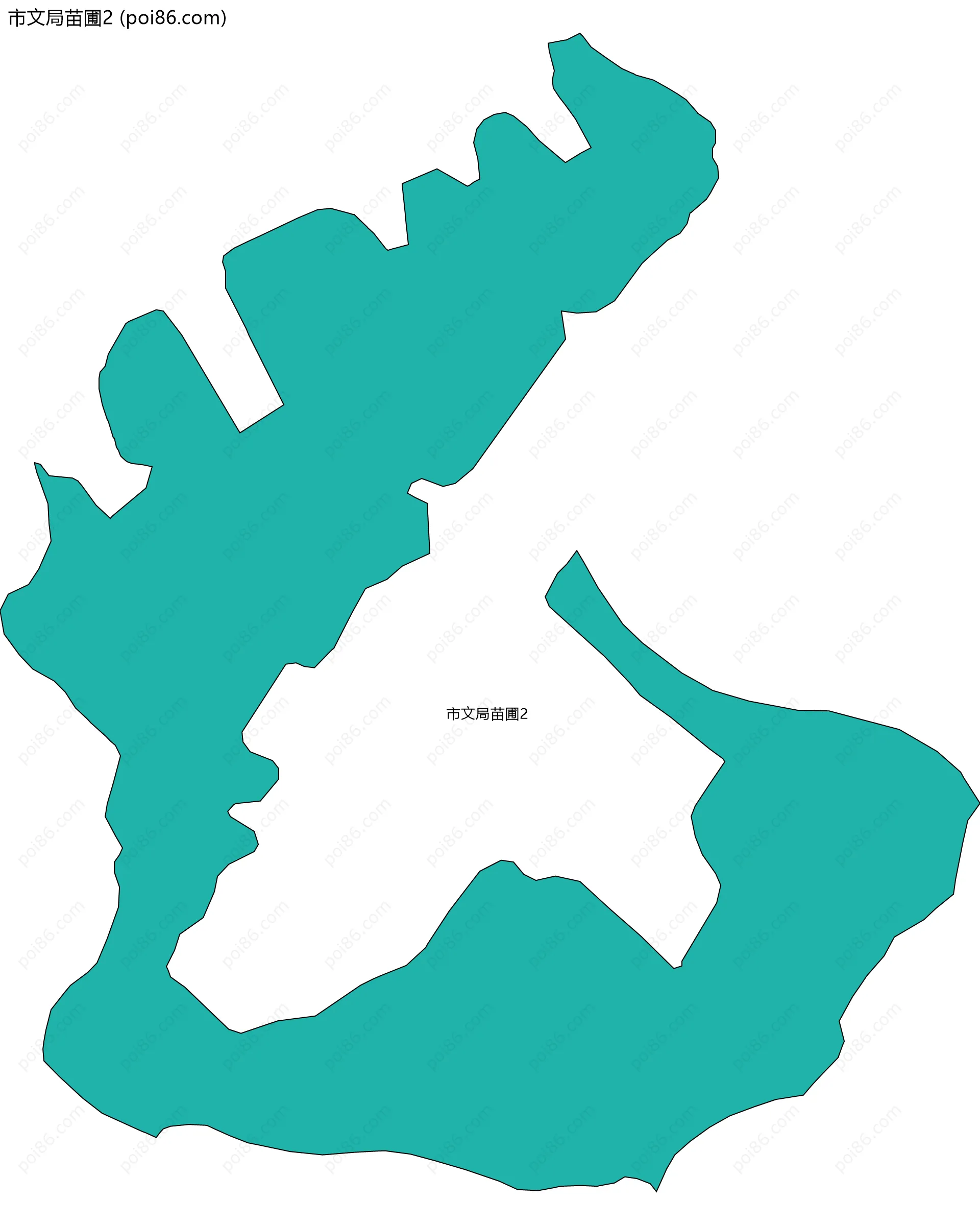 市文局苗圃2边界地图