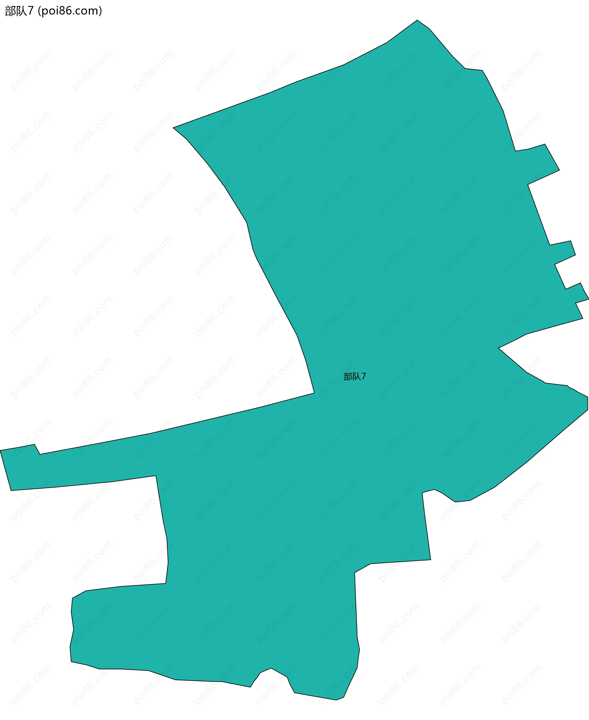 部队7边界地图