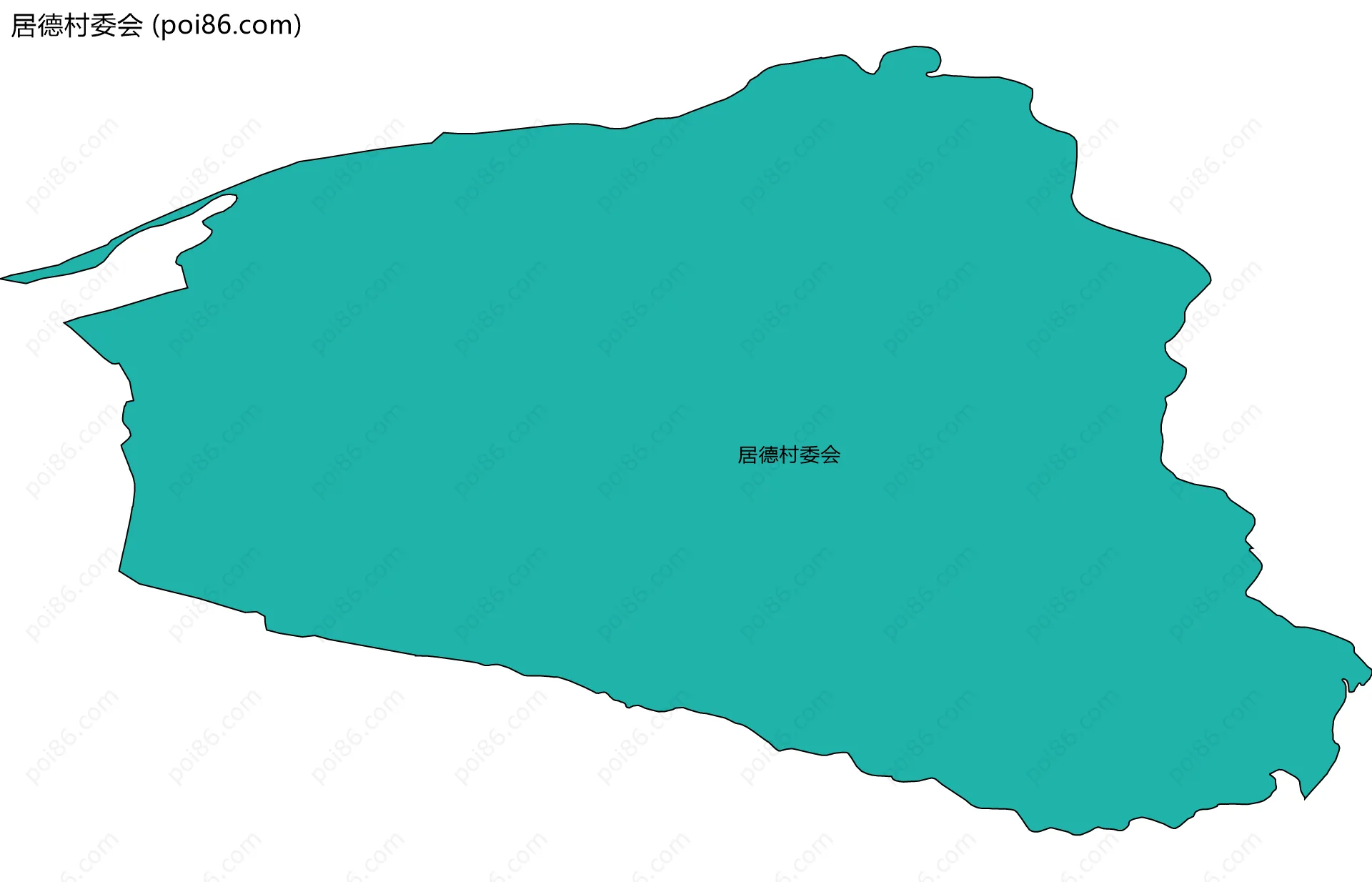 居德村委会边界地图
