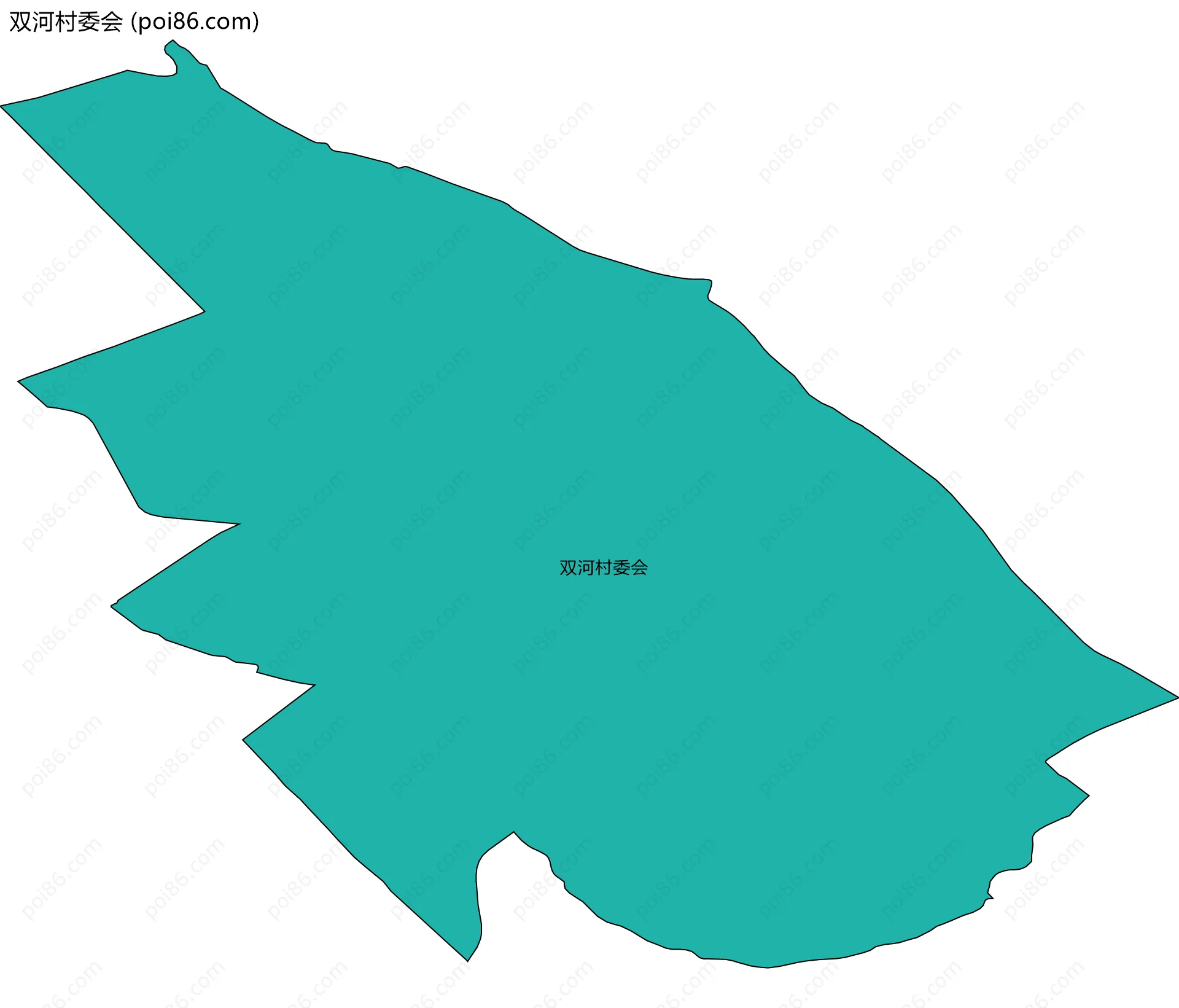双河村委会边界地图