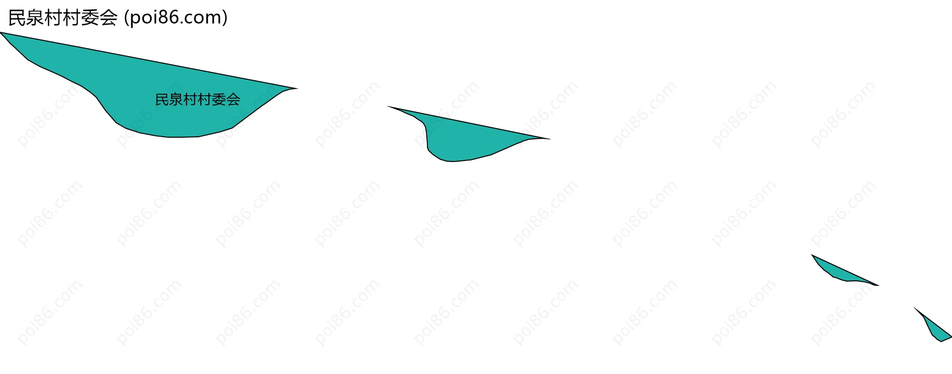 民泉村村委会边界地图