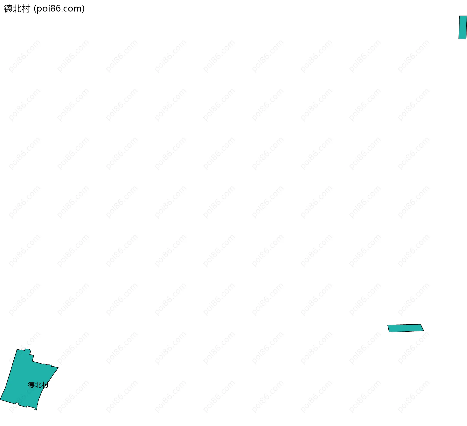 德北村边界地图