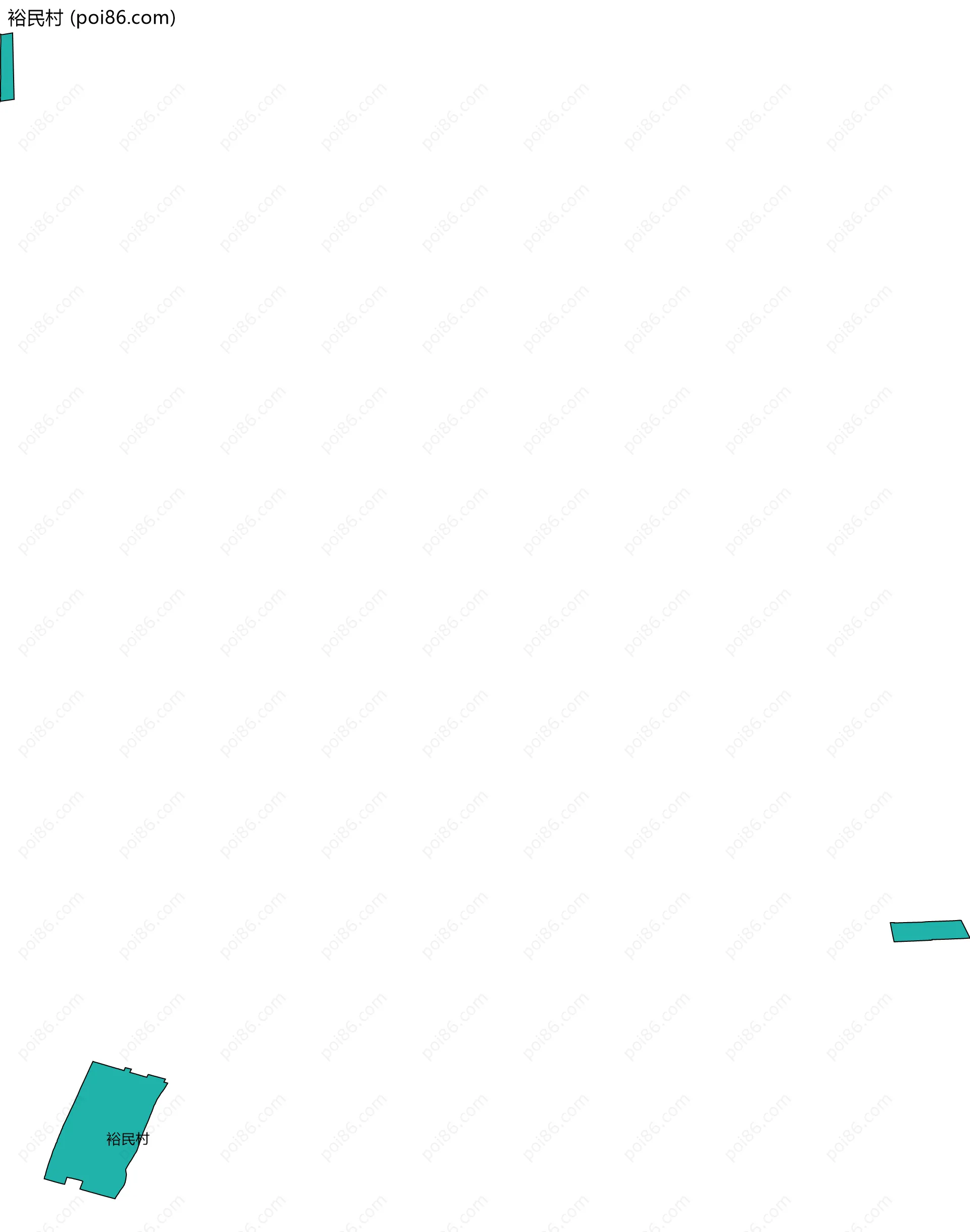 裕民村边界地图