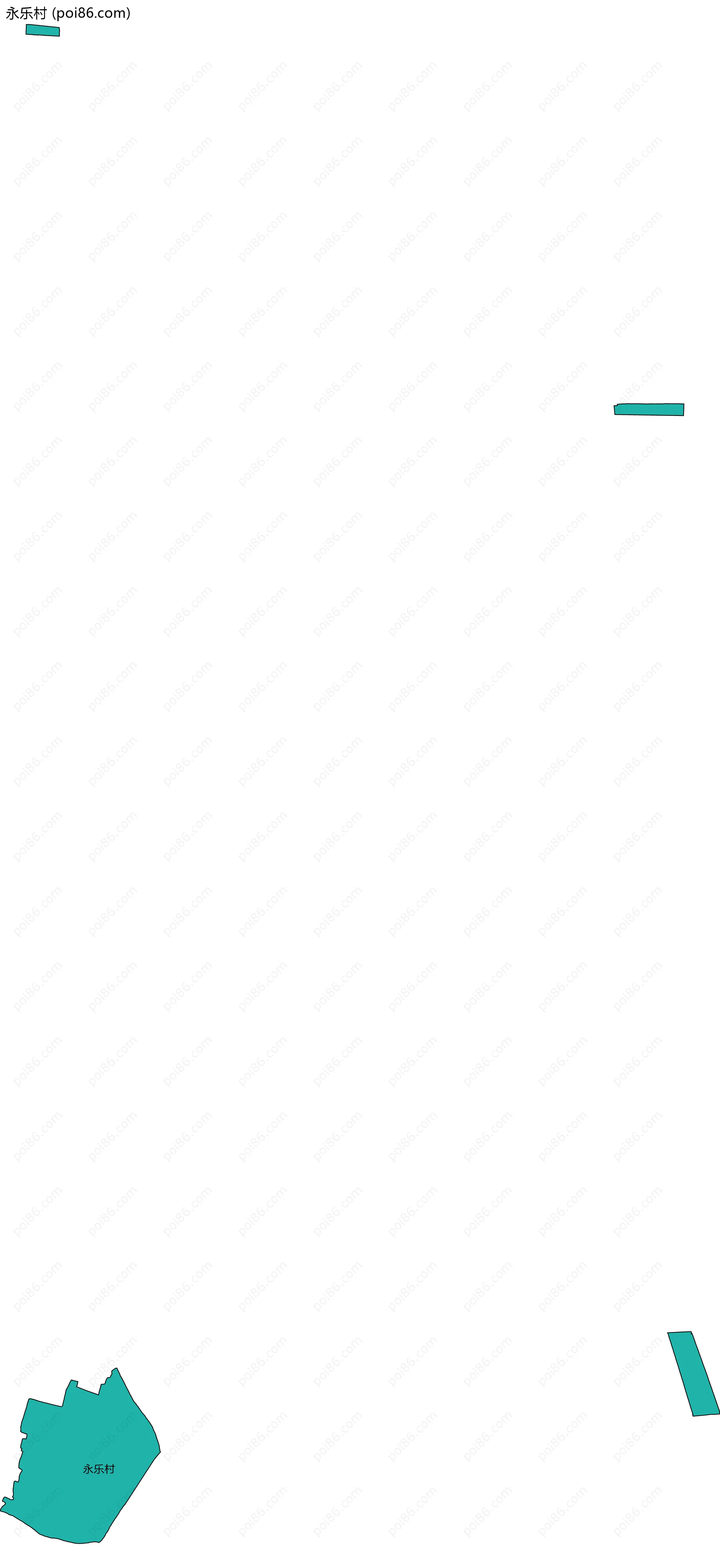 永乐村边界地图