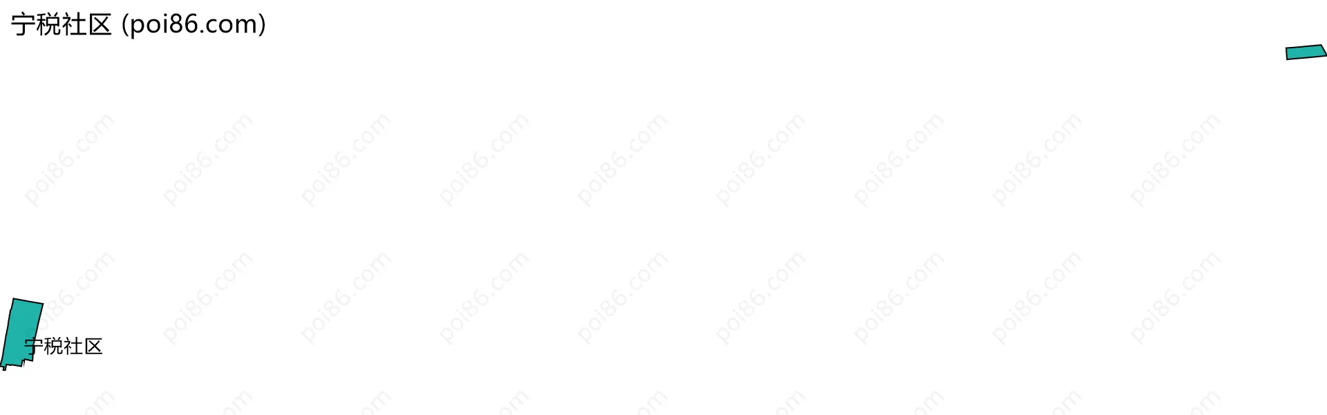 宁税社区边界地图
