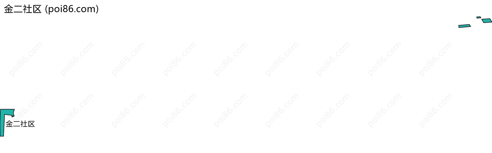 金二社区边界地图