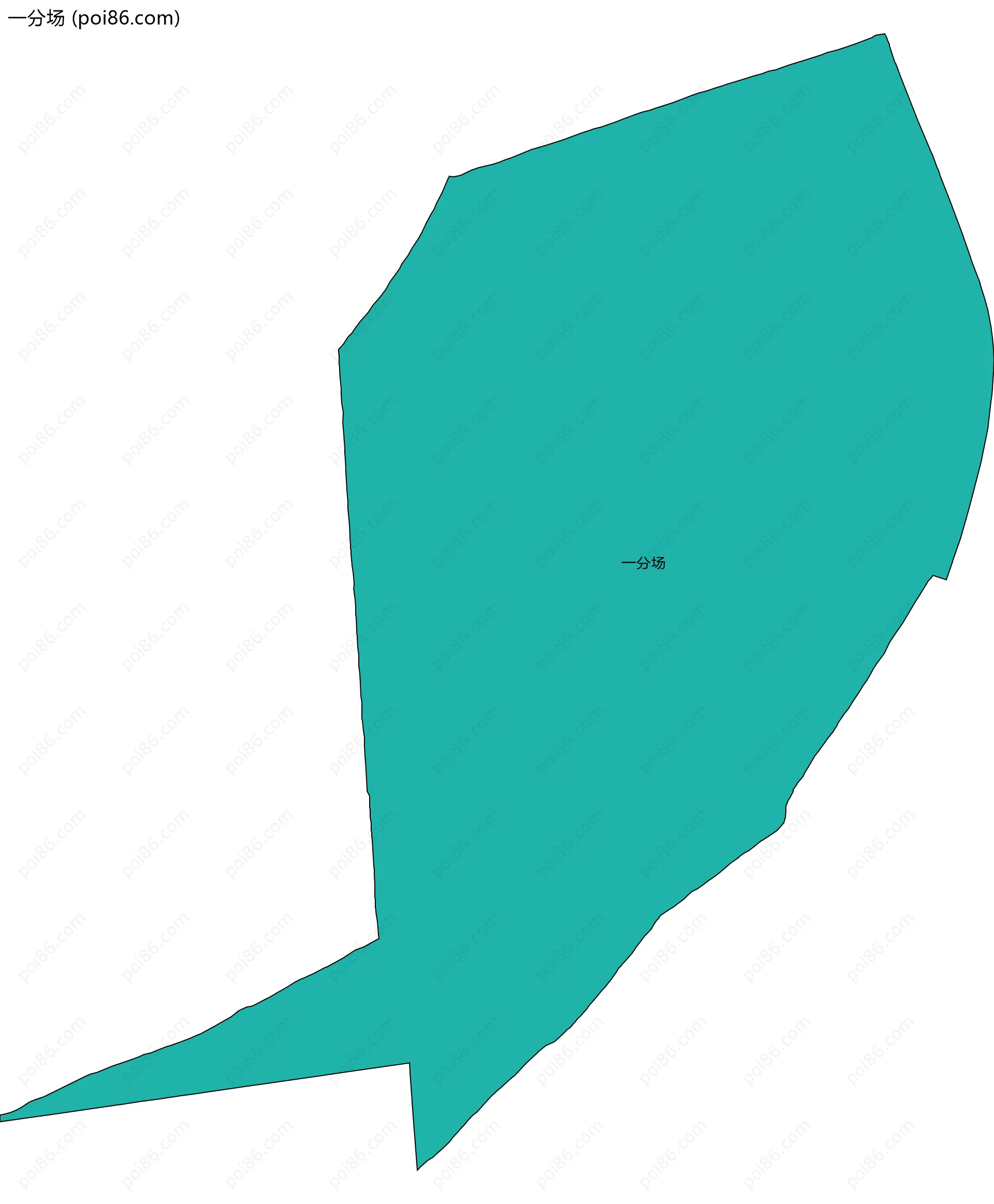 一分场边界地图