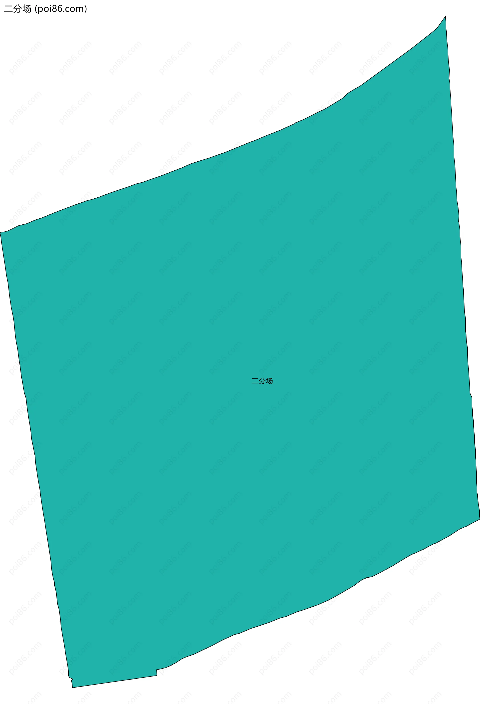 二分场边界地图