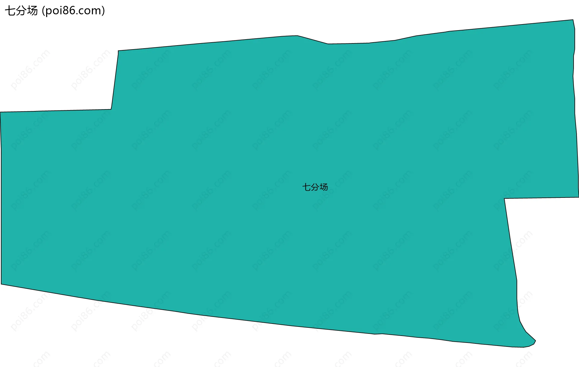 七分场边界地图