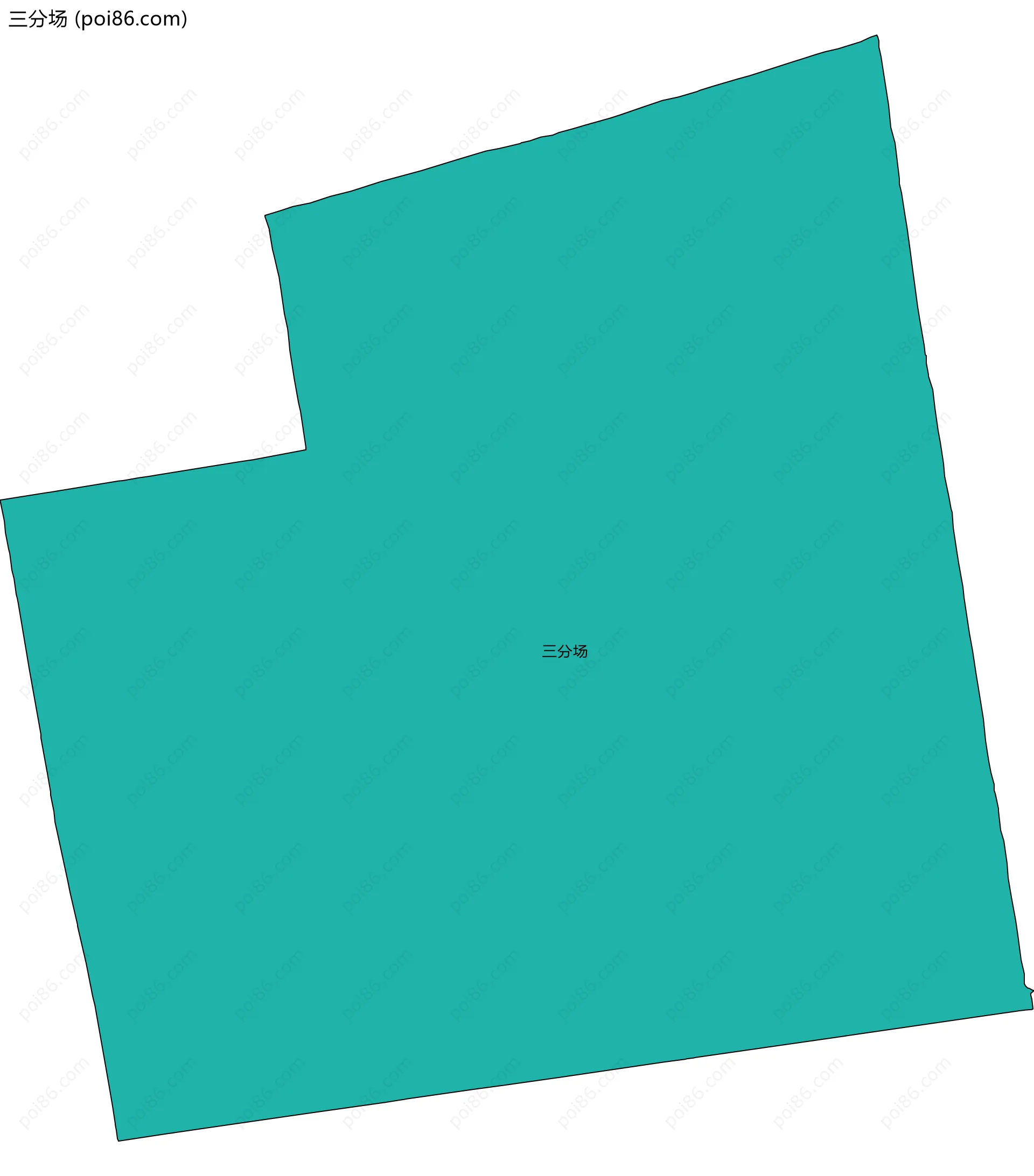 三分场边界地图