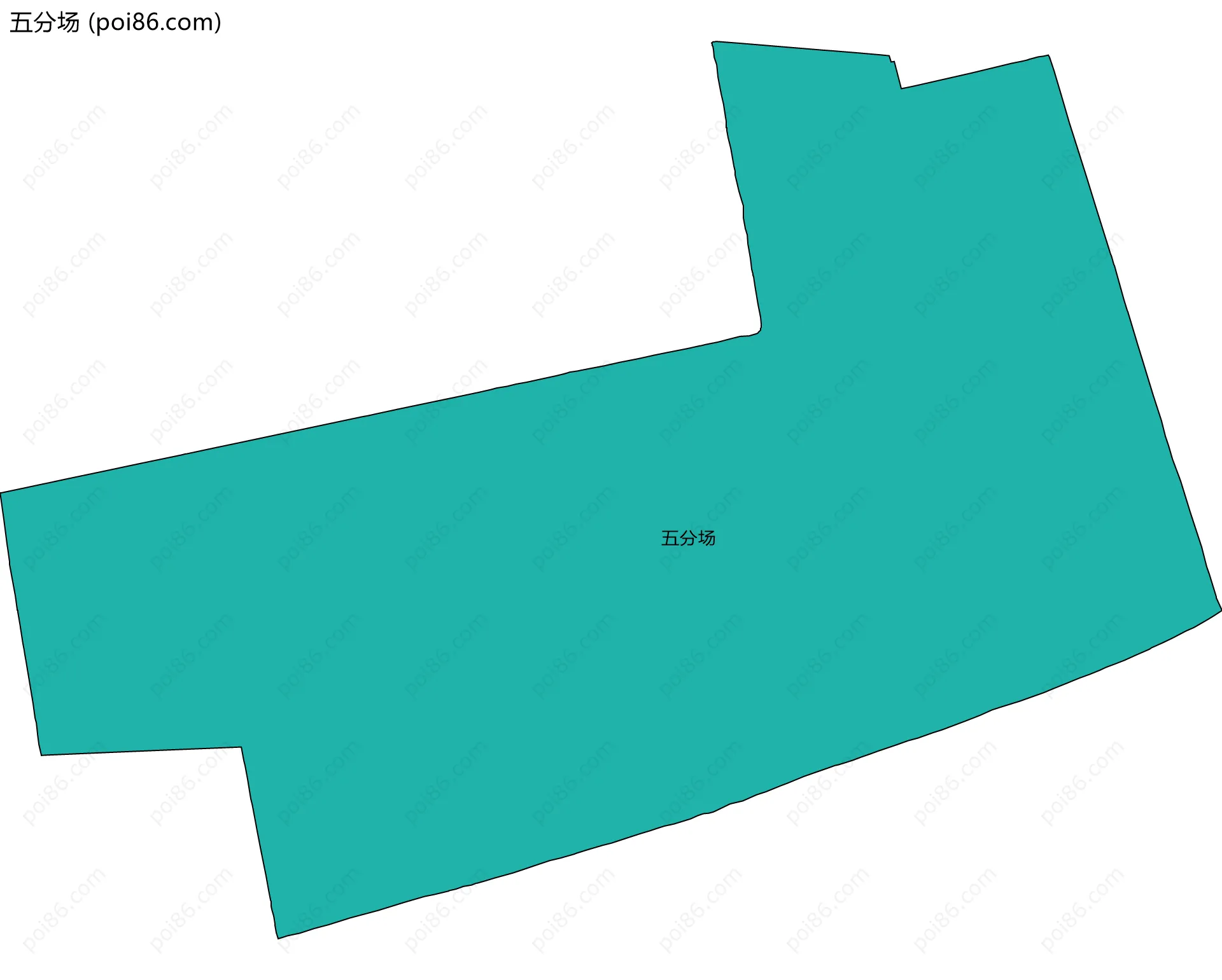 五分场边界地图
