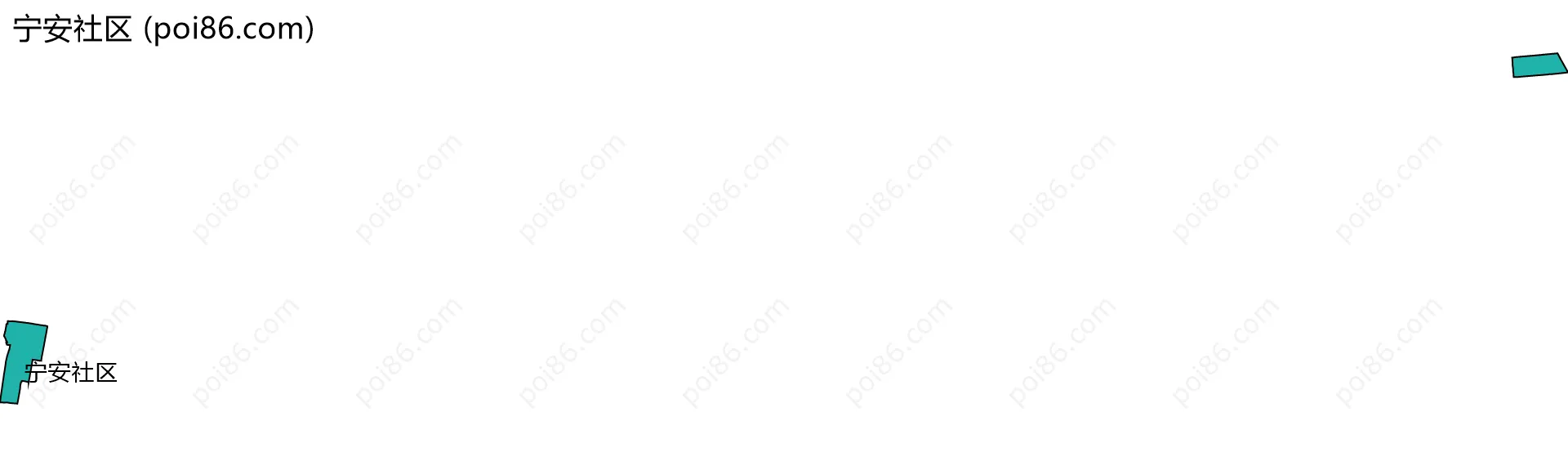 宁安社区边界地图