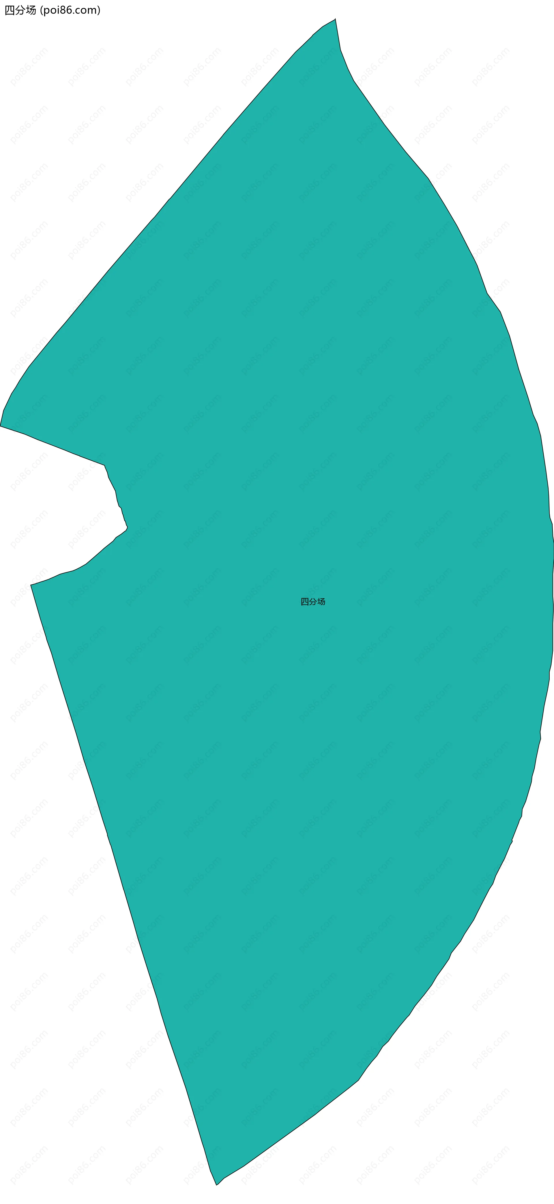 四分场边界地图