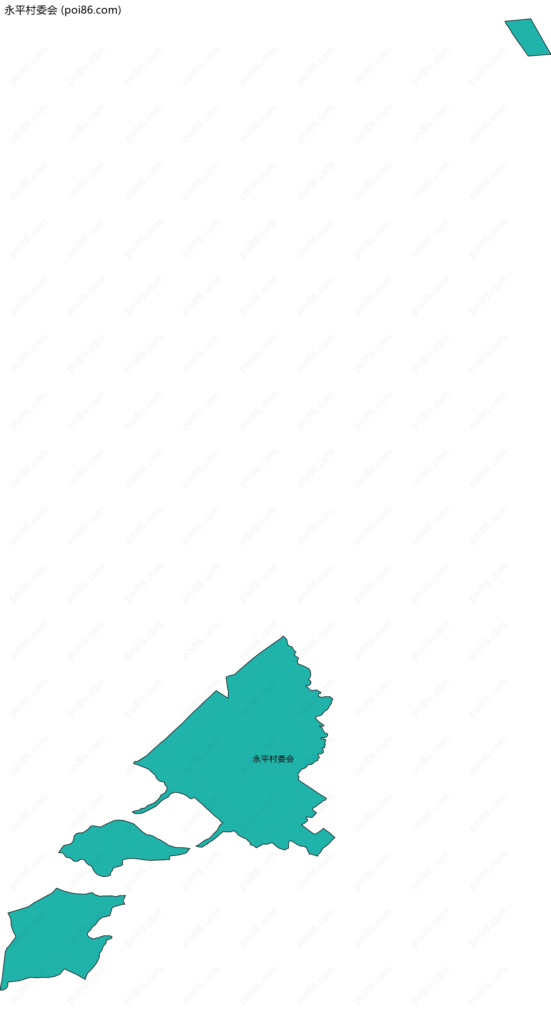 永平村委会边界地图