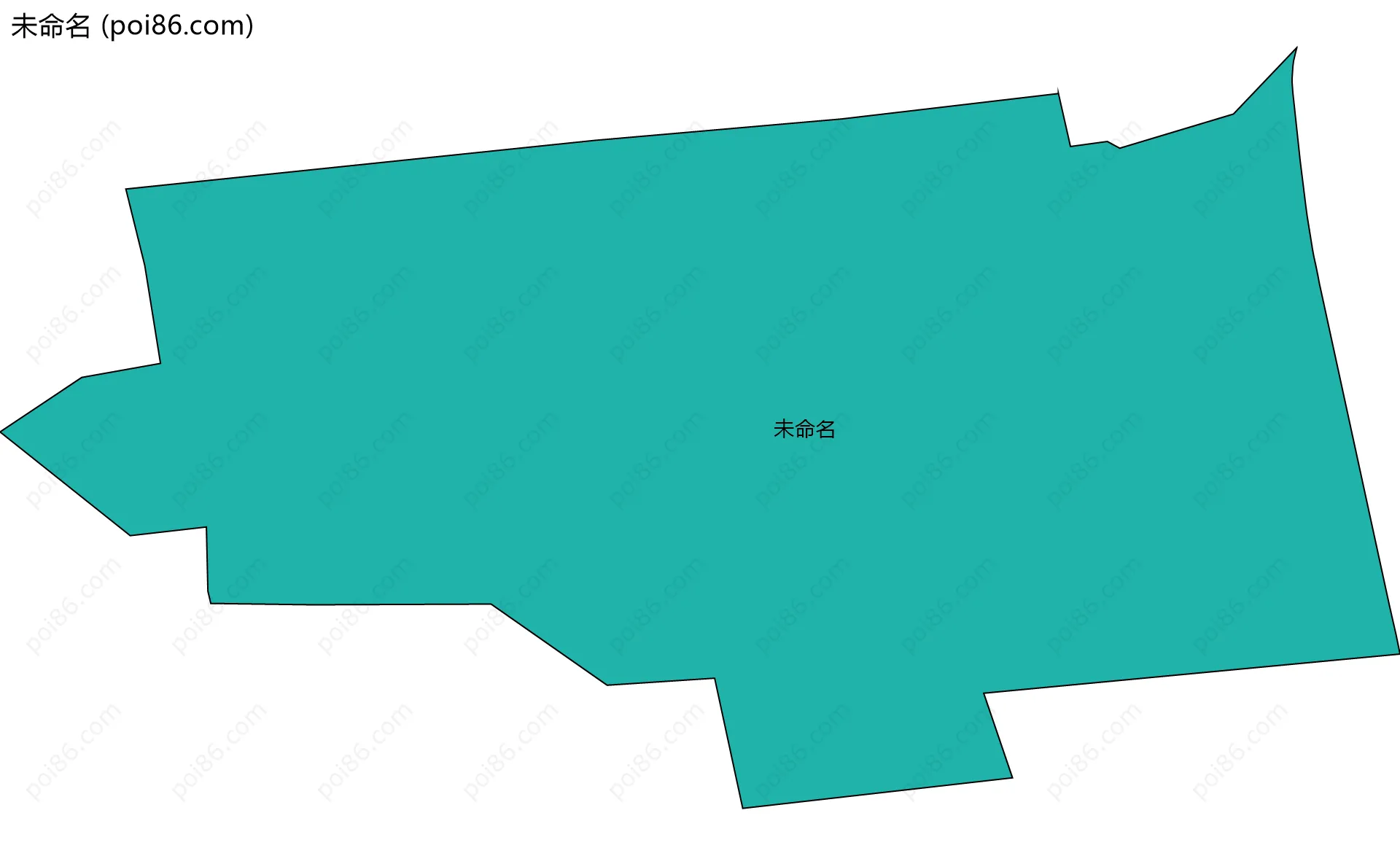 未命名边界地图