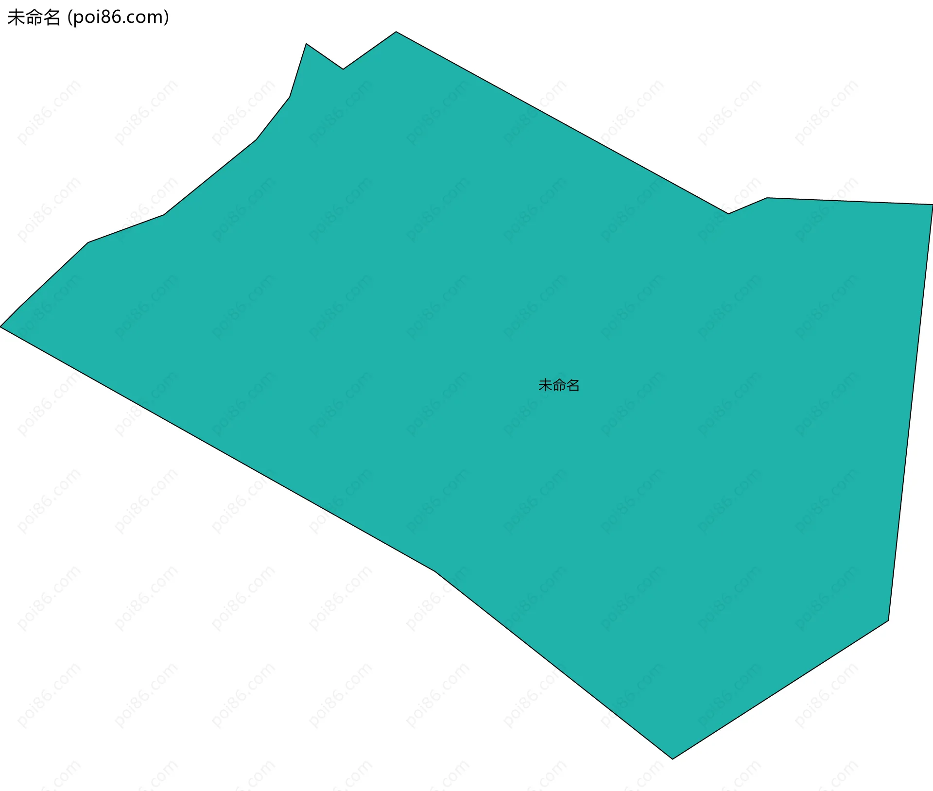 未命名边界地图