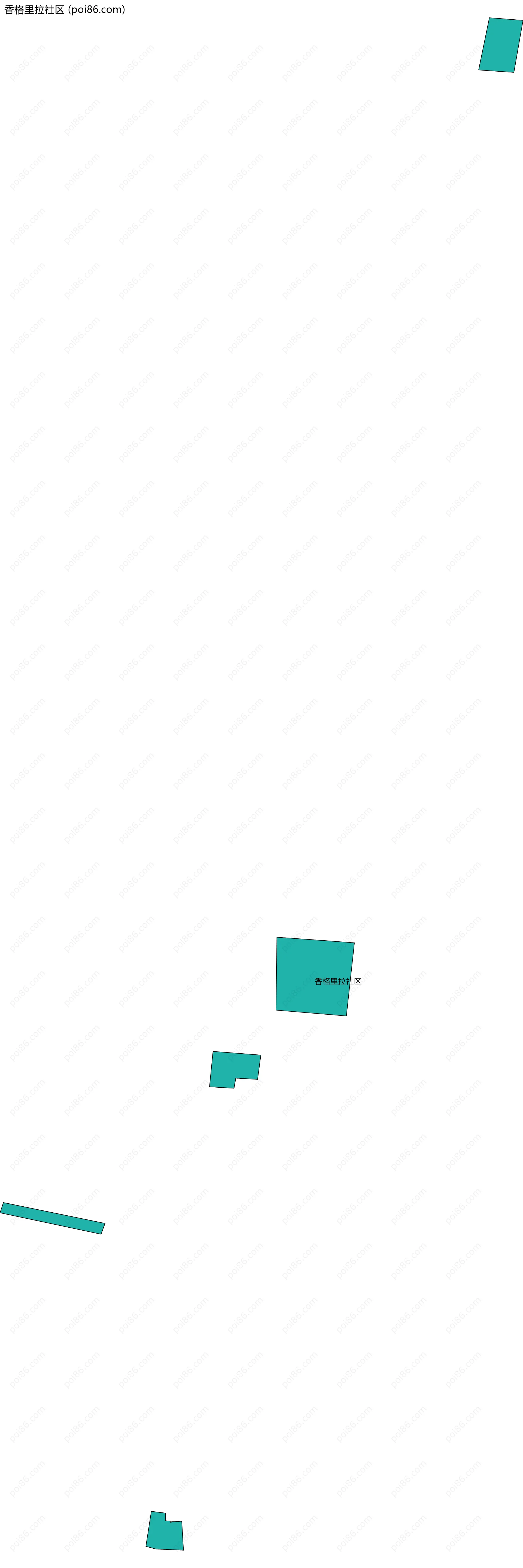 香格里拉社区边界地图