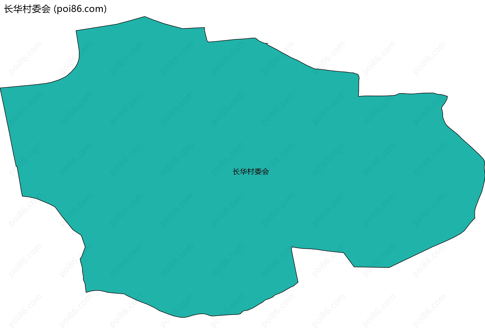 长华村委会边界地图