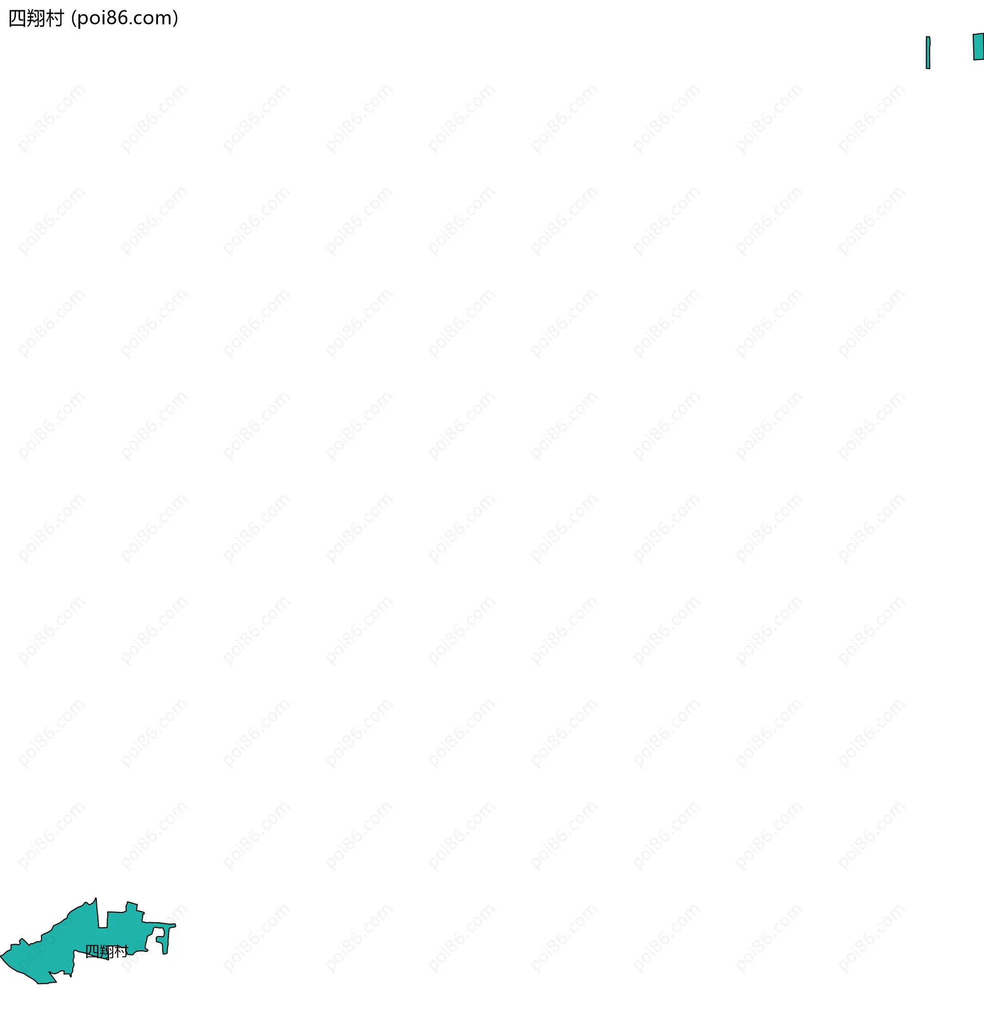 四翔村边界地图