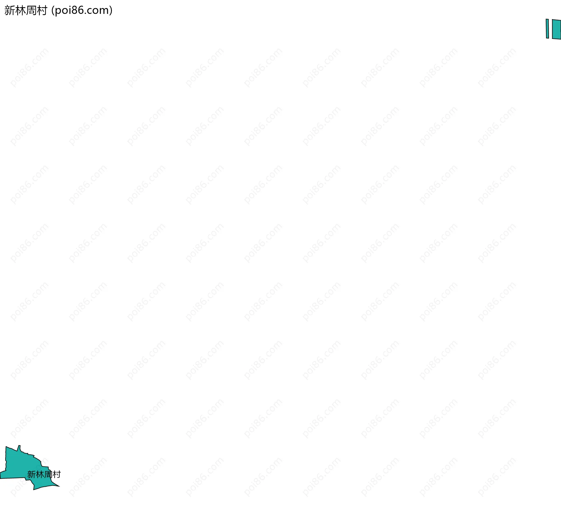 新林周村边界地图