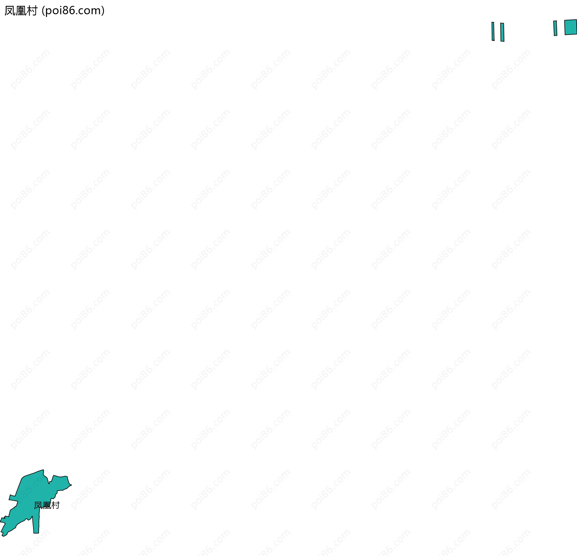 凤凰村边界地图