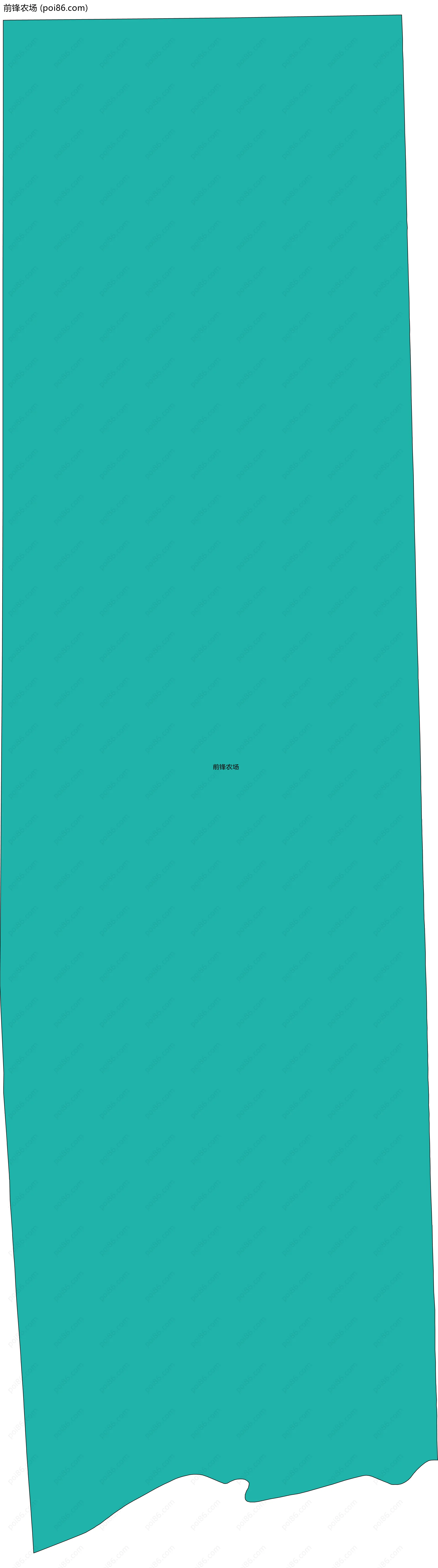 前锋农场边界地图