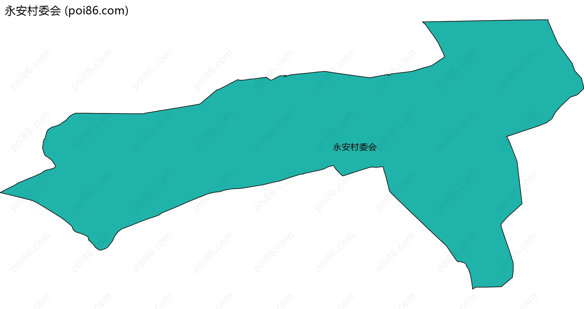 永安村委会边界地图