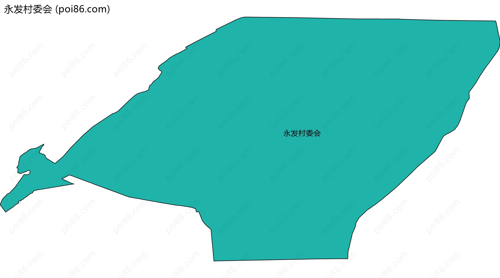 永发村委会边界地图