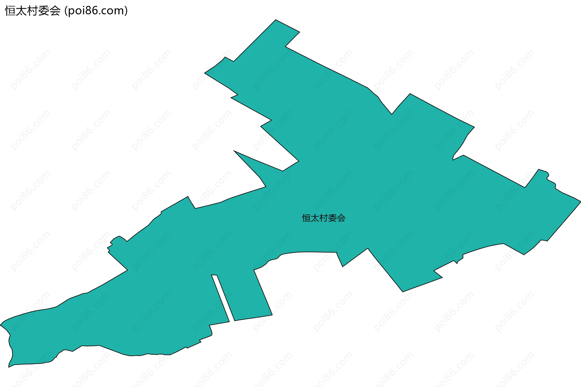 恒太村委会边界地图