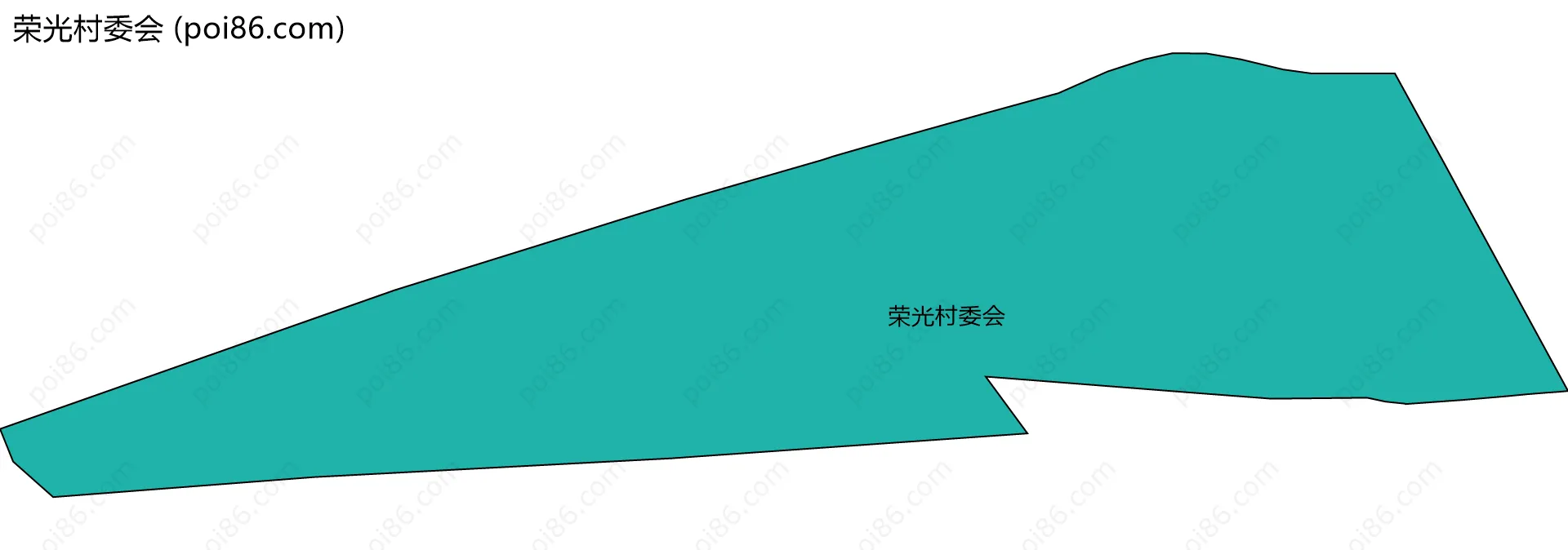 荣光村委会边界地图