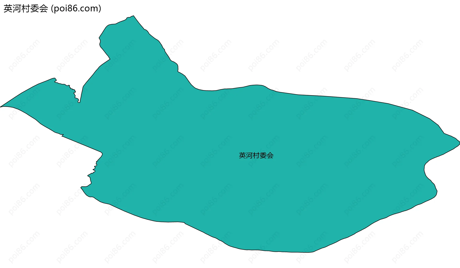 英河村委会边界地图