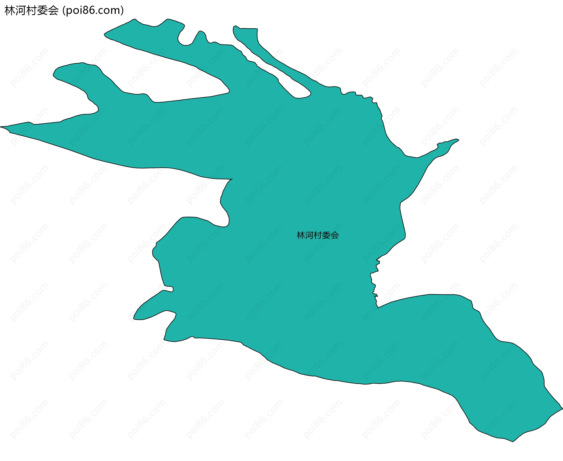 林河村委会边界地图