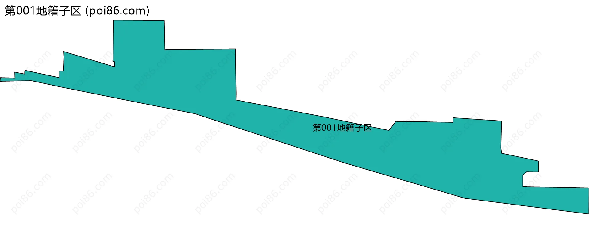 第001地籍子区边界地图