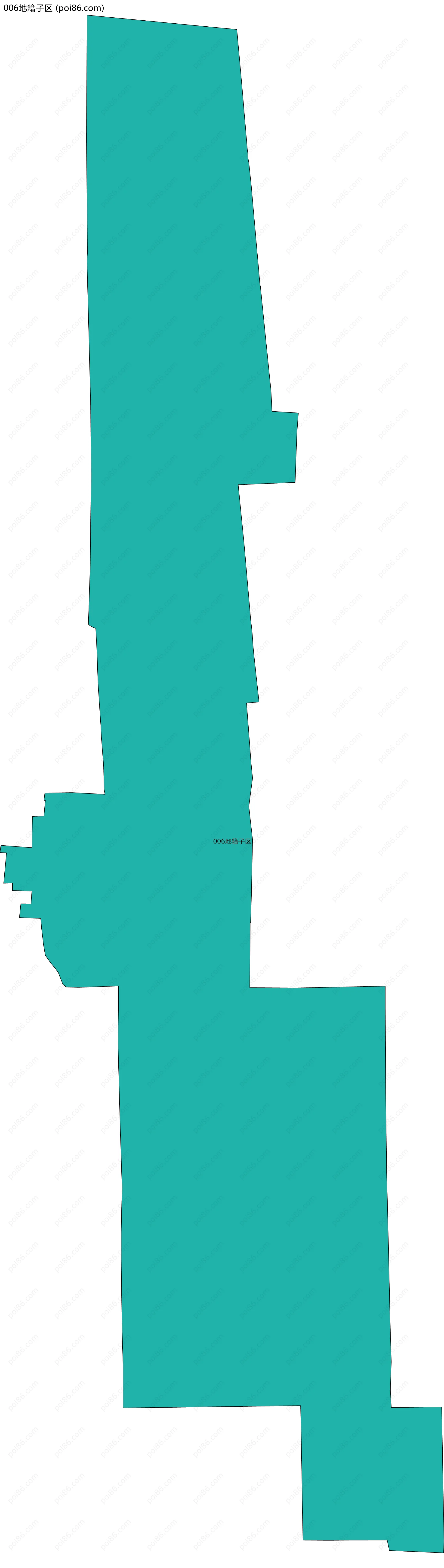 006地籍子区边界地图