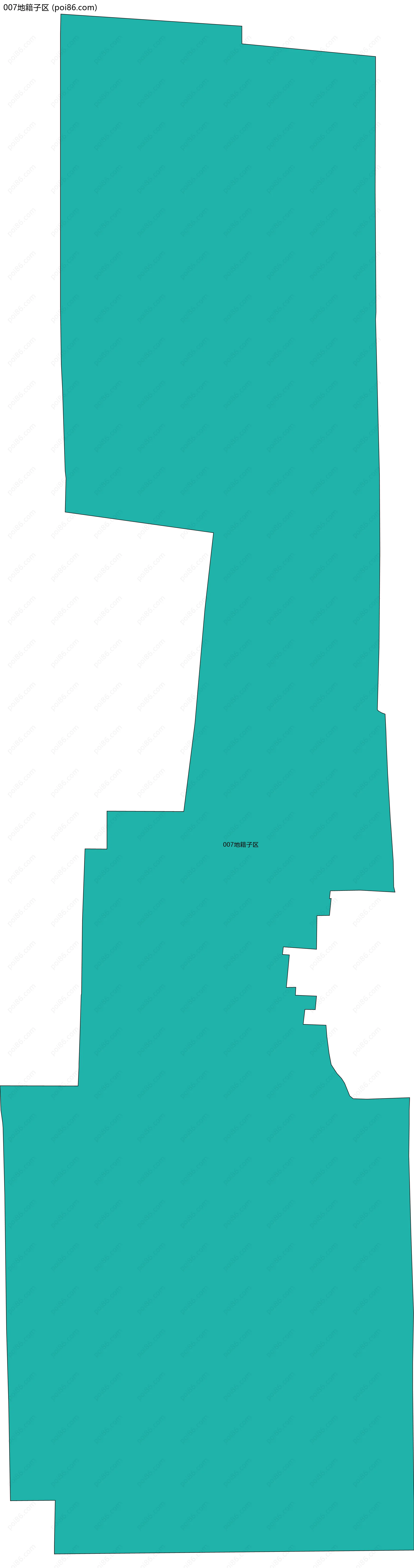 007地籍子区边界地图