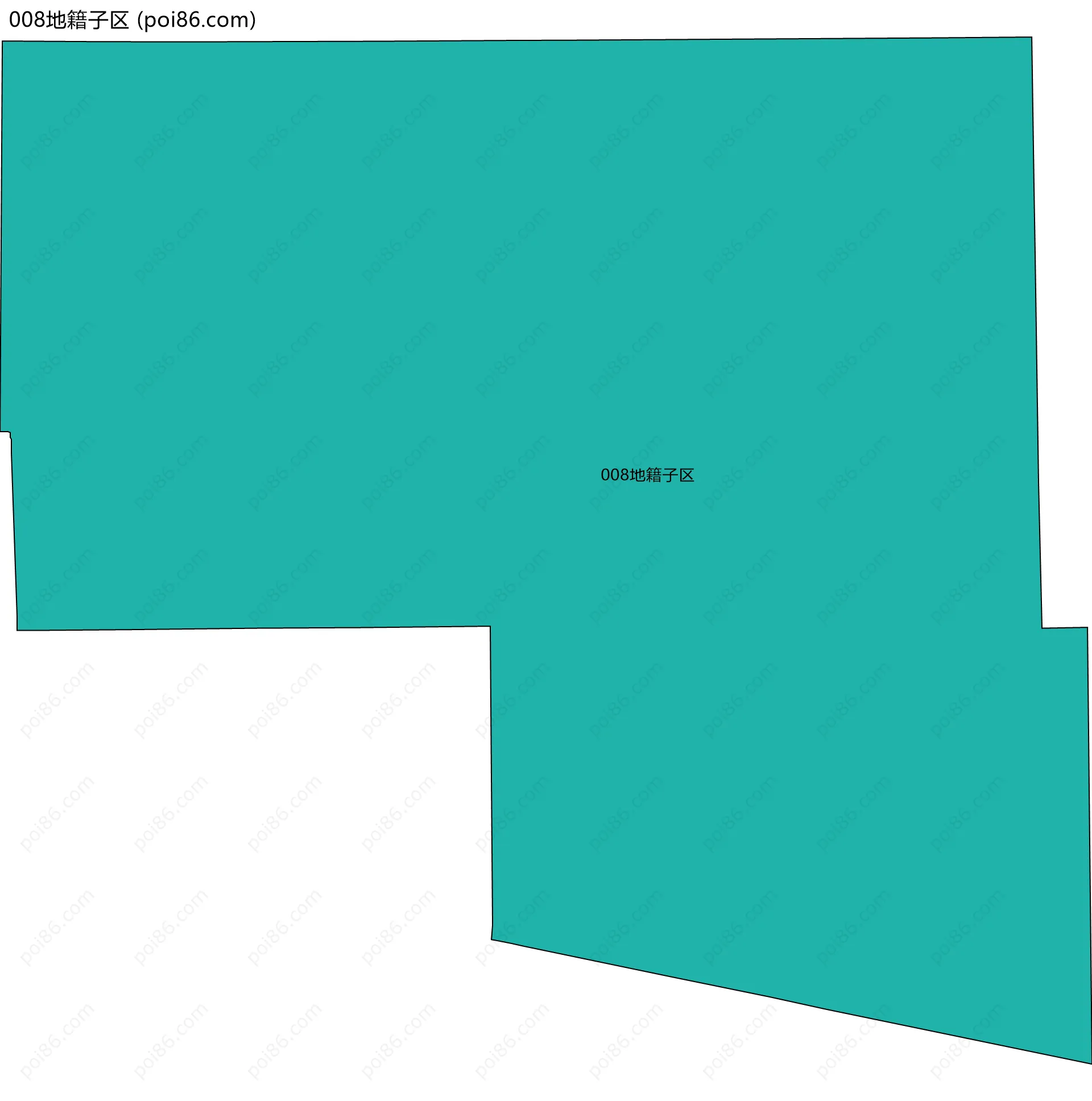 008地籍子区边界地图