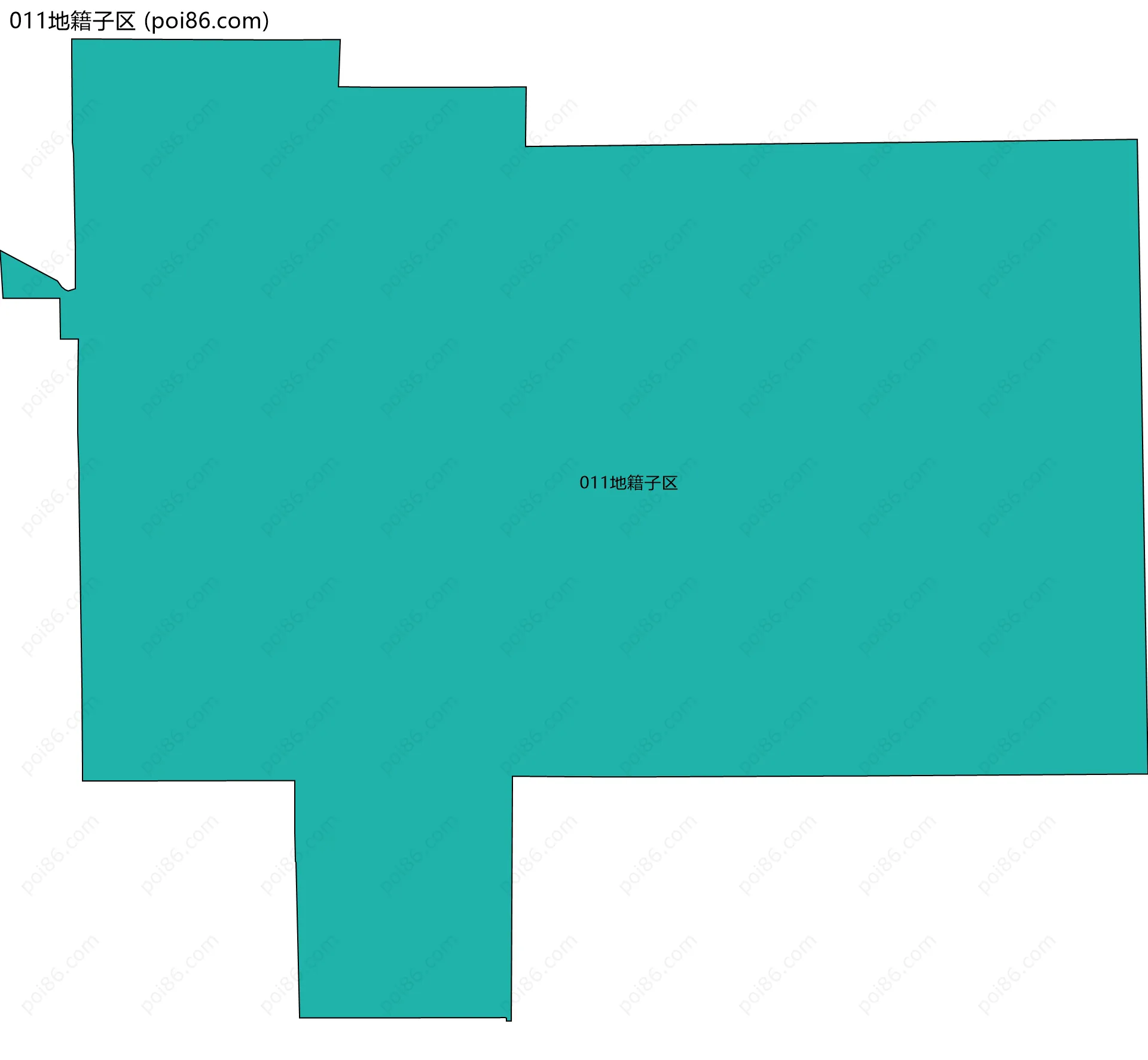 011地籍子区边界地图