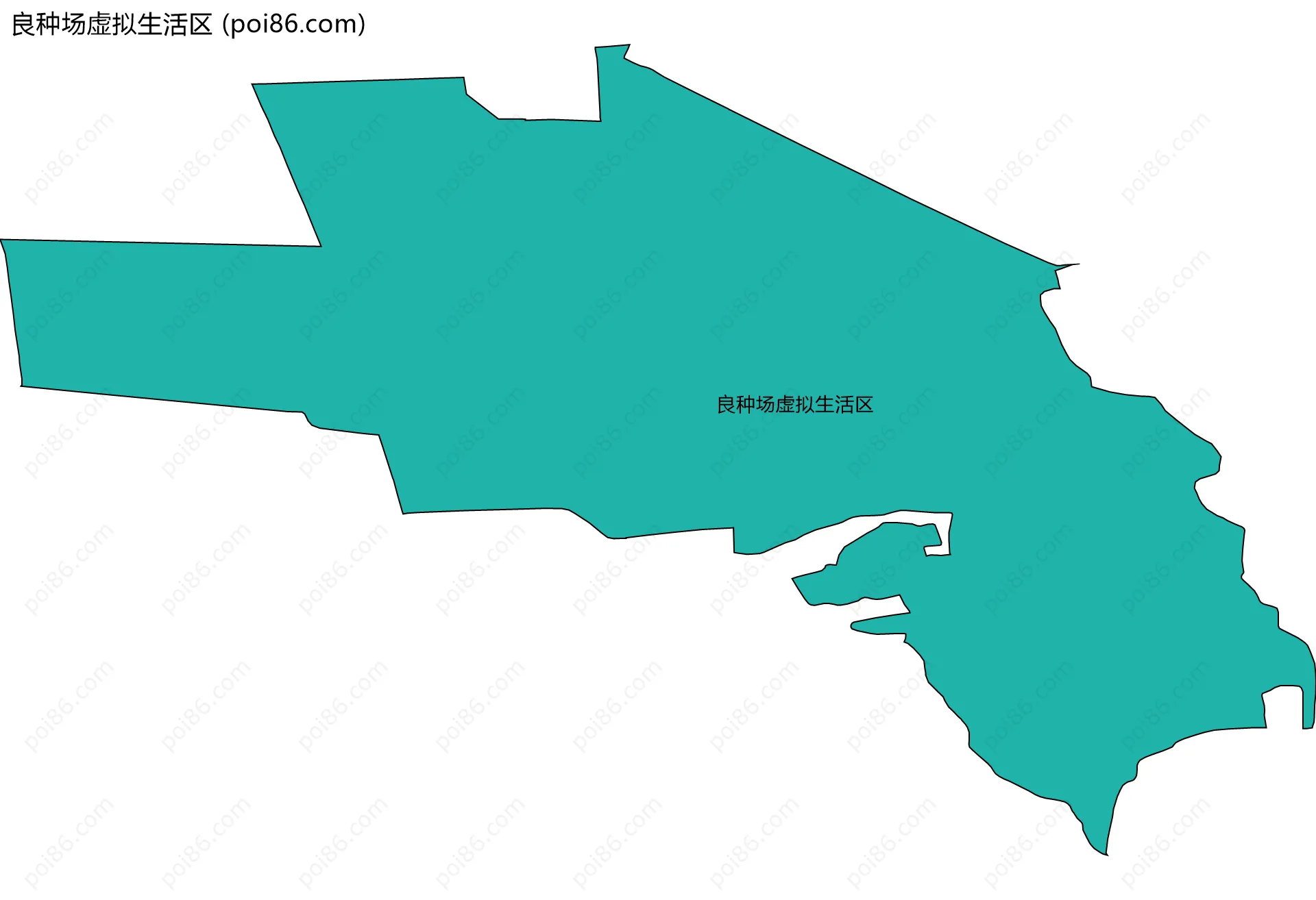 良种场虚拟生活区边界地图