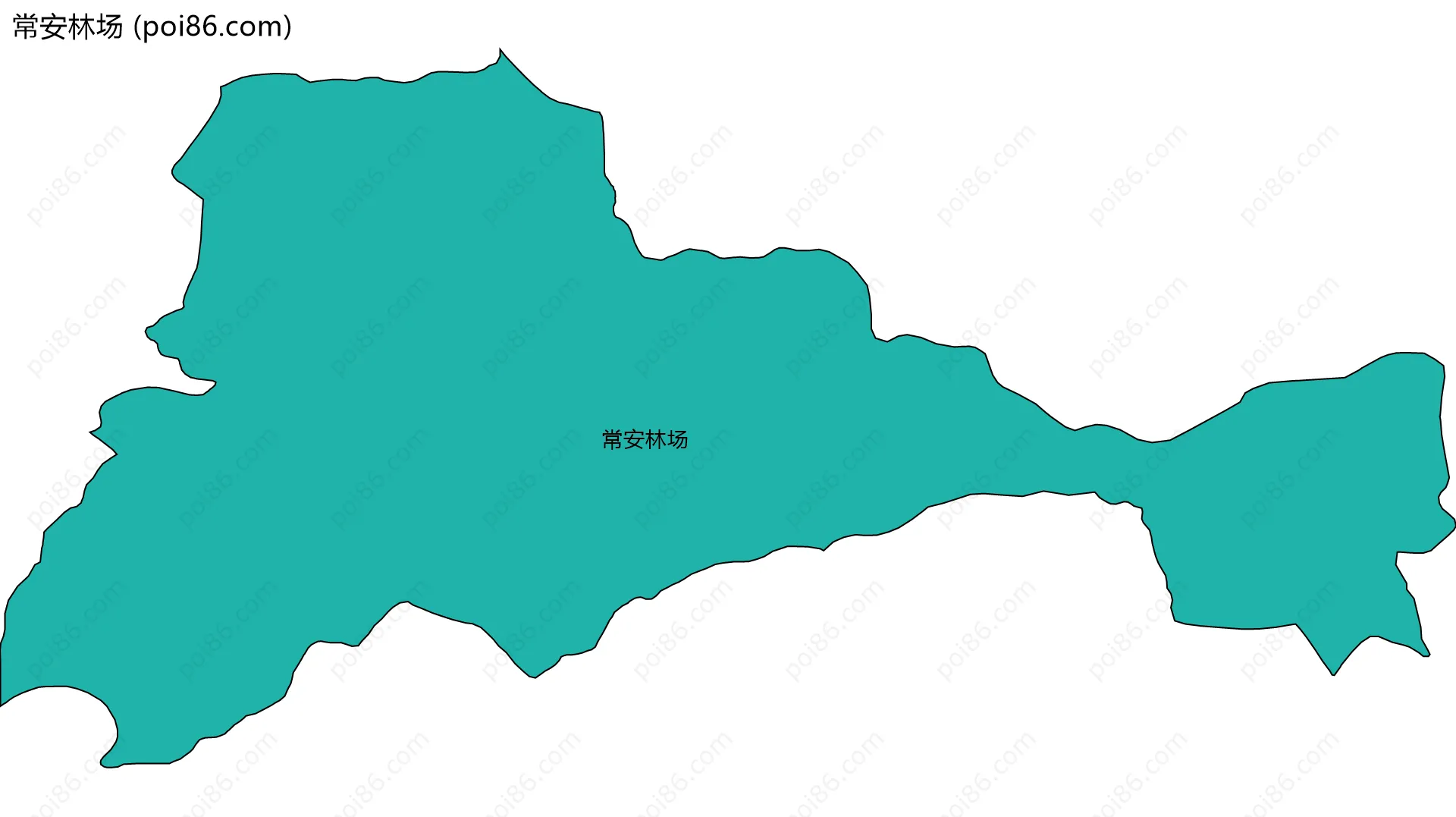 常安林场边界地图